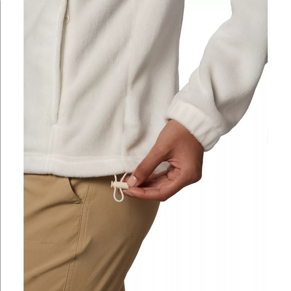 Women’s White Medium M Benton Springs™ Full Zip Fleece Jacket (unworn w/o tag) - Picture 8 of 9